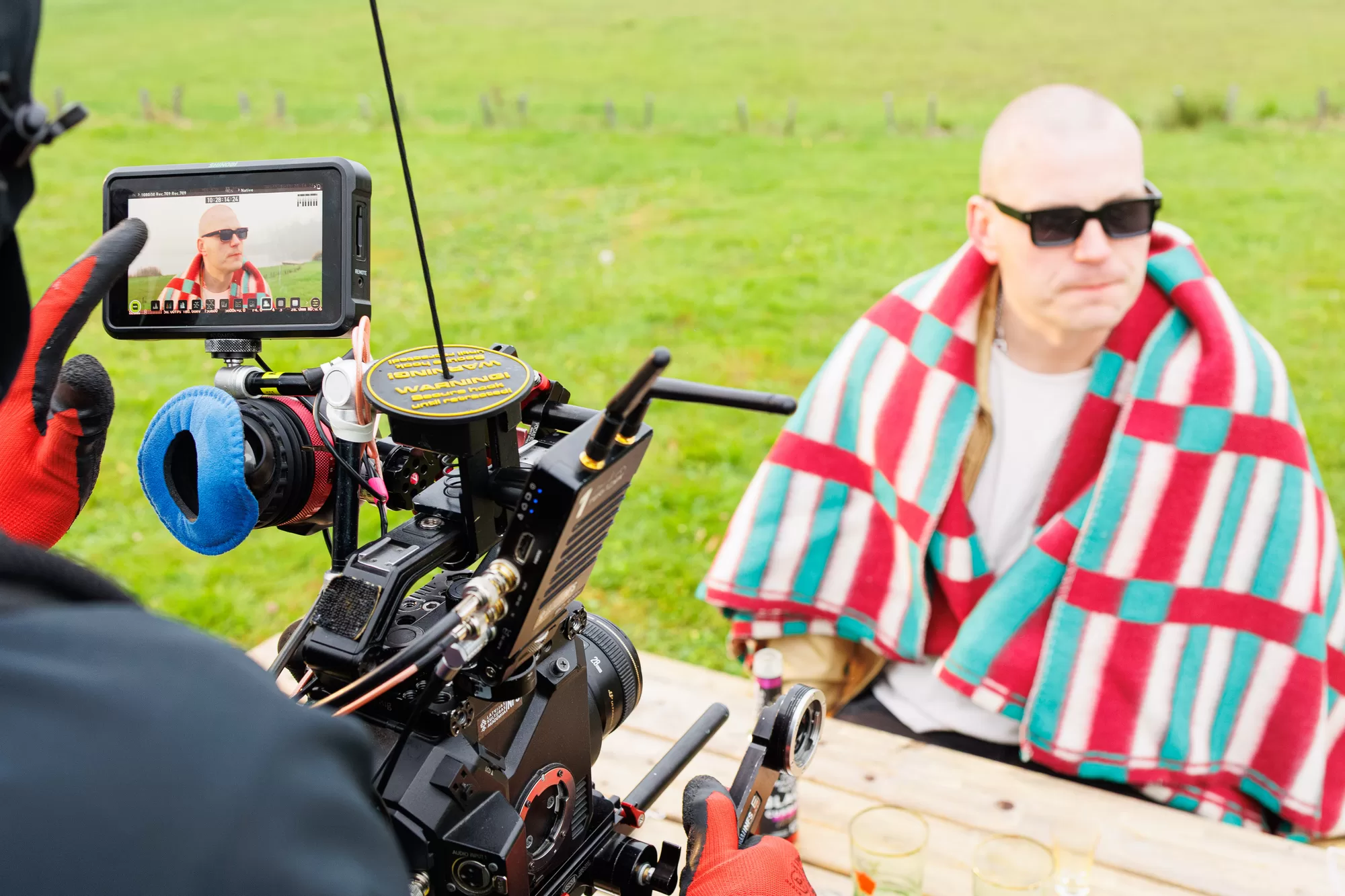 Athodi between takes